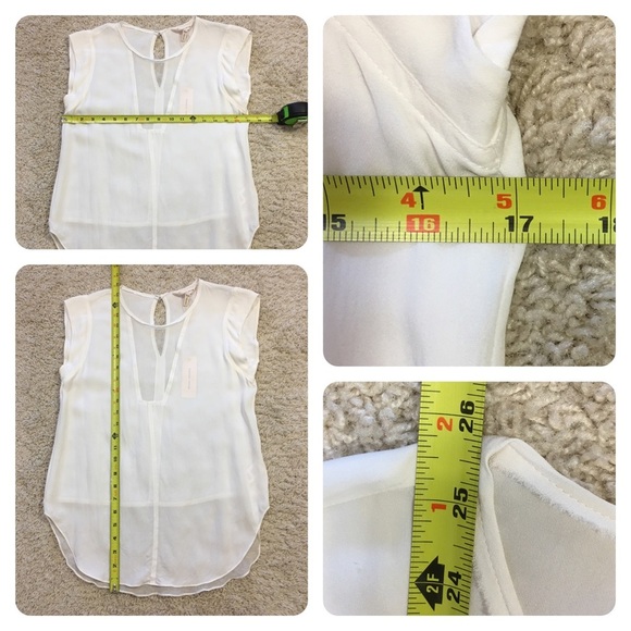 NWT! Silk! Rebecca Taylor Charlie Silk Top - Picture 4 of 8